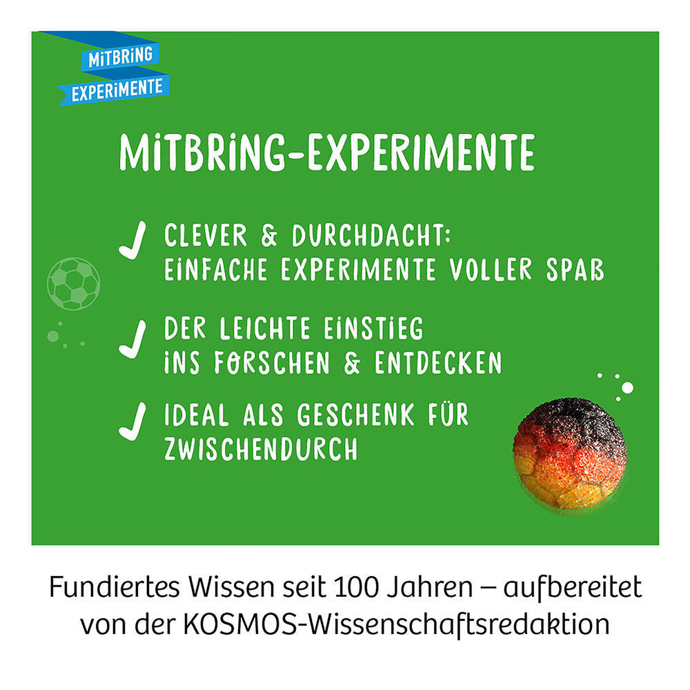 KOSMOS Fußball-Flummis, Experimentieren, Basteln, Lernen, Entdecken, ab 8 Jahren, 657741