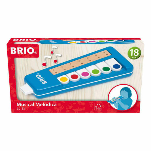 BRIO Kinder Melodica, Spielzeuginstrument, Spielzeug Instrument, Blasinstrument, Musikinstrument, 63018300