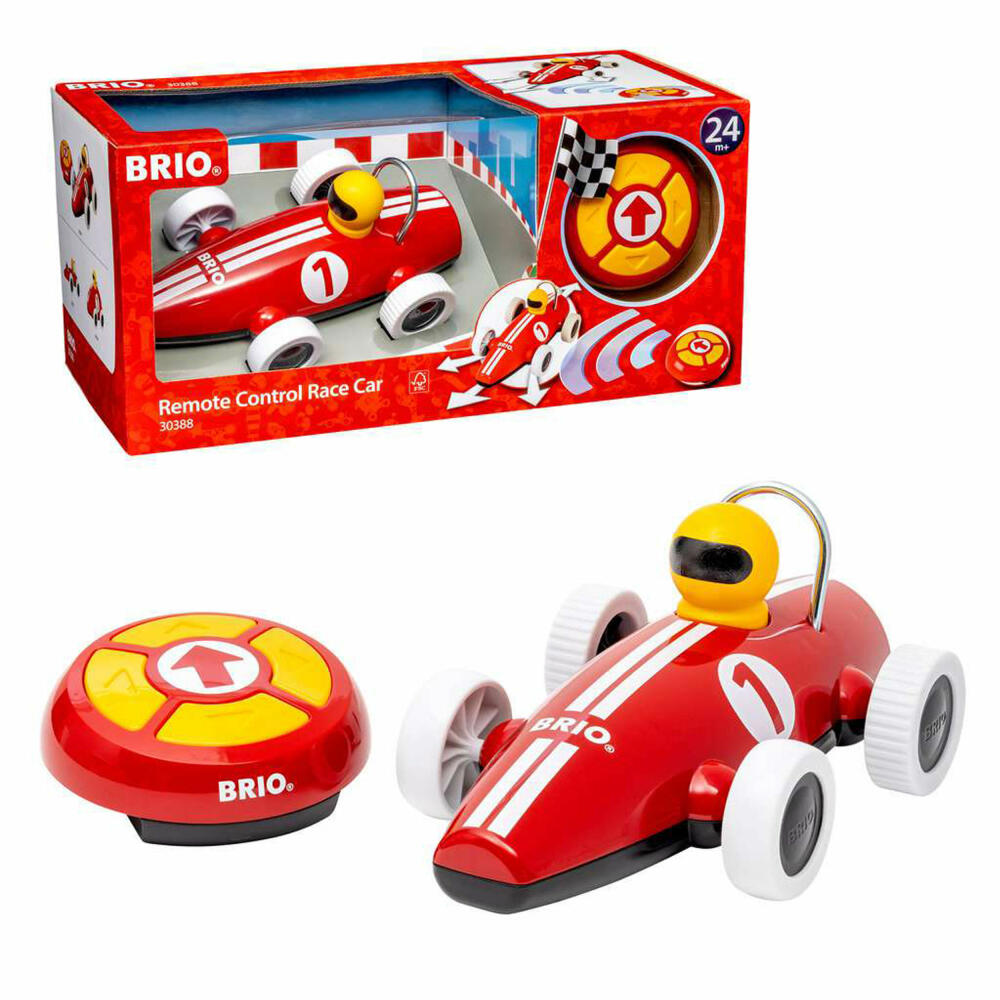 BRIO RC Rennwagen, Rennauto, Holzspielzeug, Spielzeug, ab 2 Jahren, 63038800