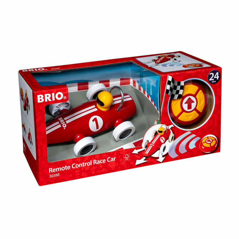 BRIO RC Rennwagen, Rennauto, Holzspielzeug, Spielzeug, ab 2 Jahren, 63038800