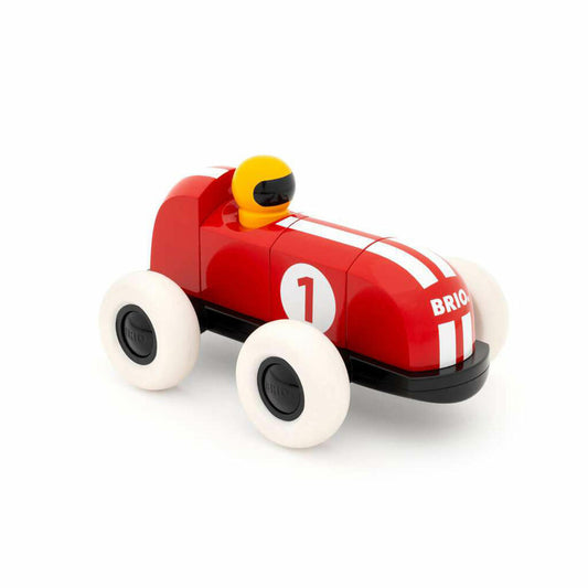 BRIO Rennwagen aus magnetischen Bausteinen, Rennauto, Spielzeug, Holz, ab 12 Monaten, 63048500
