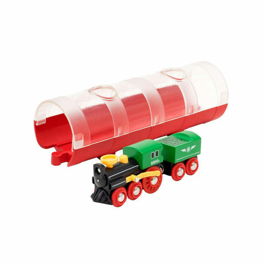 BRIO World Tunnel Box Dampflokzug, Dampflok, Zug, Holzeisenbahn, ab 3 Jahren, 63389200
