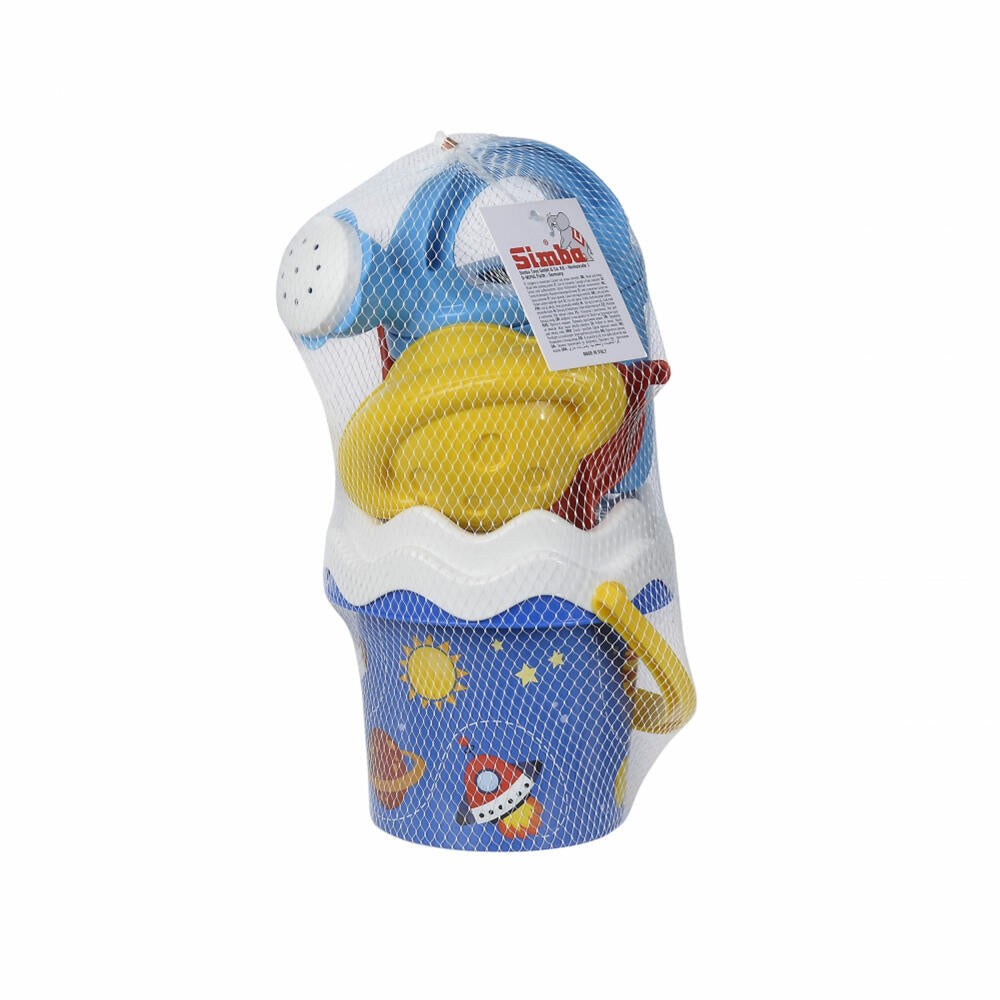 Simba Space Baby-Eimergarnitur, Sandspielzeug, Eimer, Schaufel, Spielzeug, 107114607