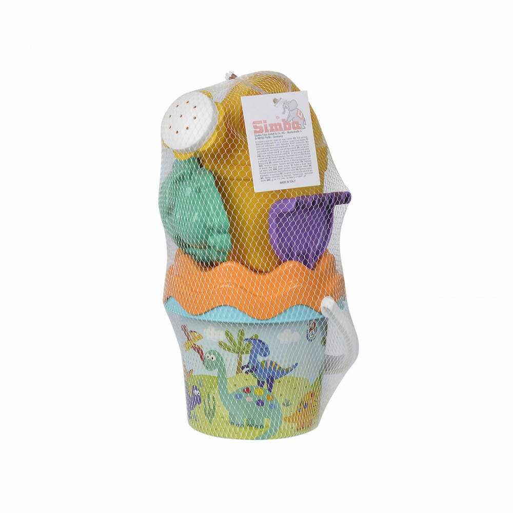 Simba Dino Baby-Eimergarnitur, Sandspielzeug, Eimer, Schaufel, Spielzeug, 107114603