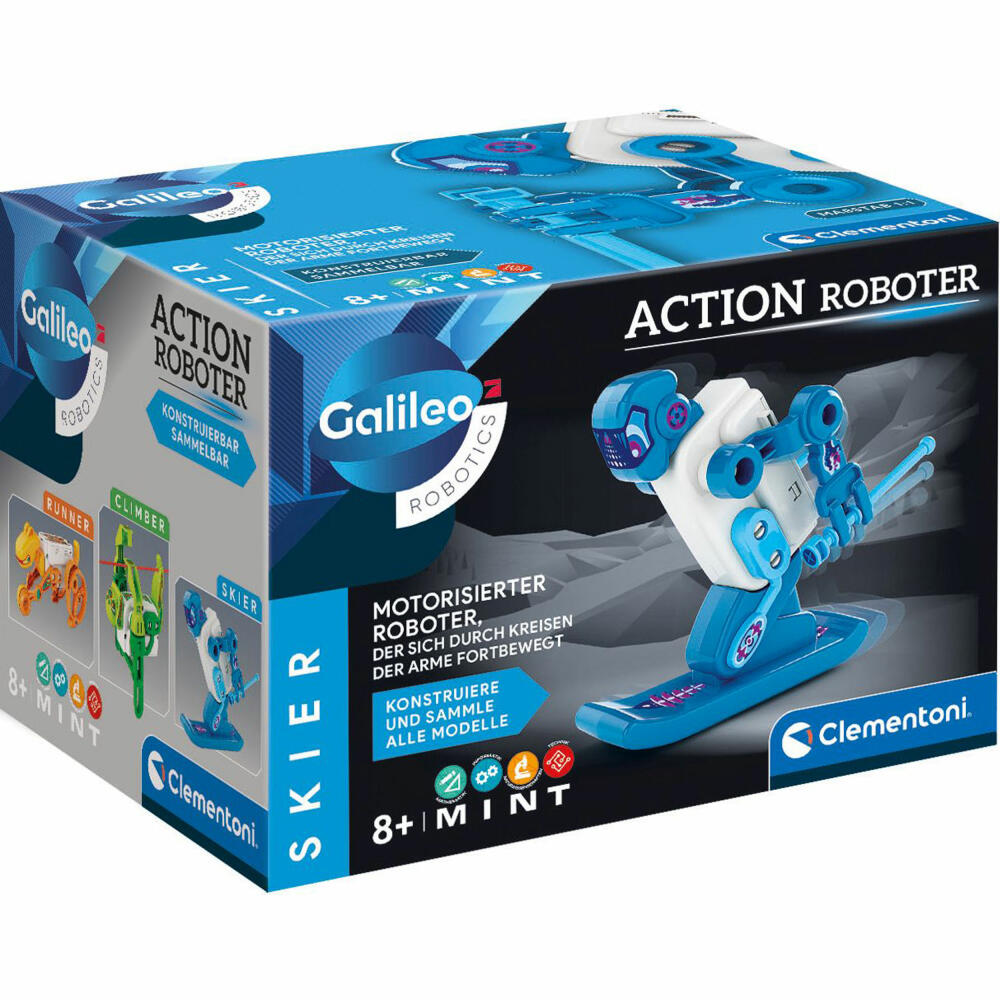 Clementoni Galileo Action Roboter - Skier, 59430