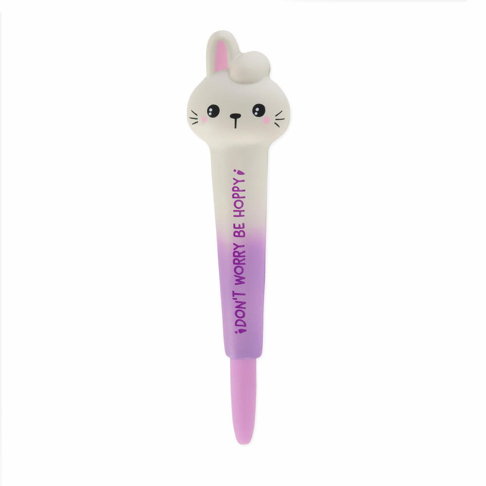 Legami Squishy Gel Pen Squeezies Bunny, Gelstift, Gelschreiber, Stift, SQP0005