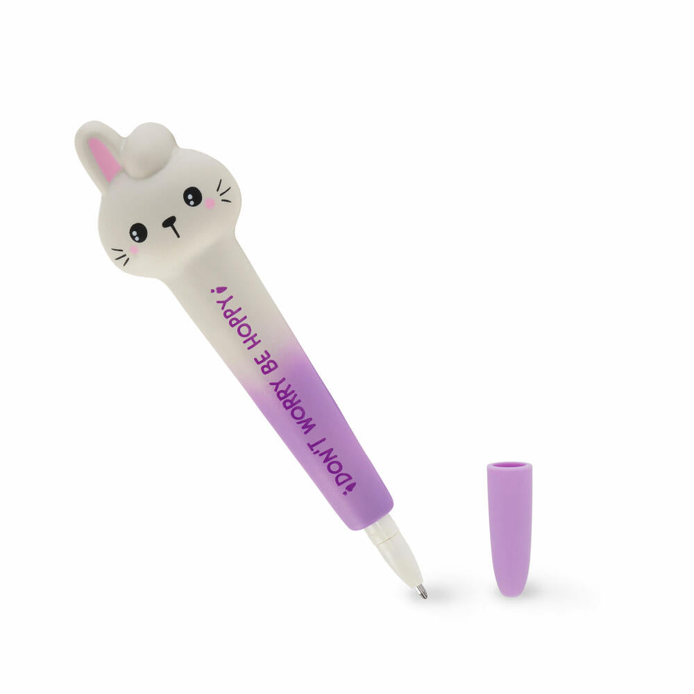 Legami Squishy Gel Pen Squeezies Bunny, Gelstift, Gelschreiber, Stift, SQP0005