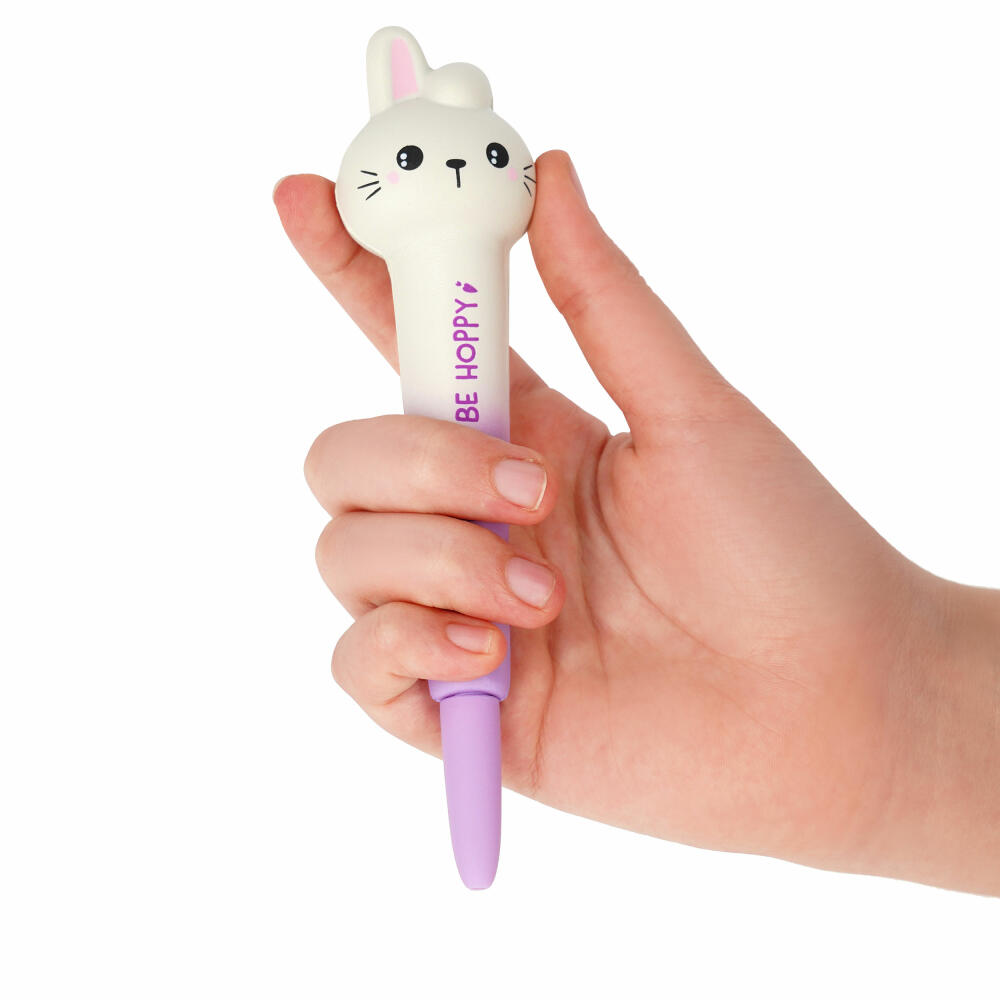 Legami Squishy Gel Pen Squeezies Bunny, Gelstift, Gelschreiber, Stift, SQP0005