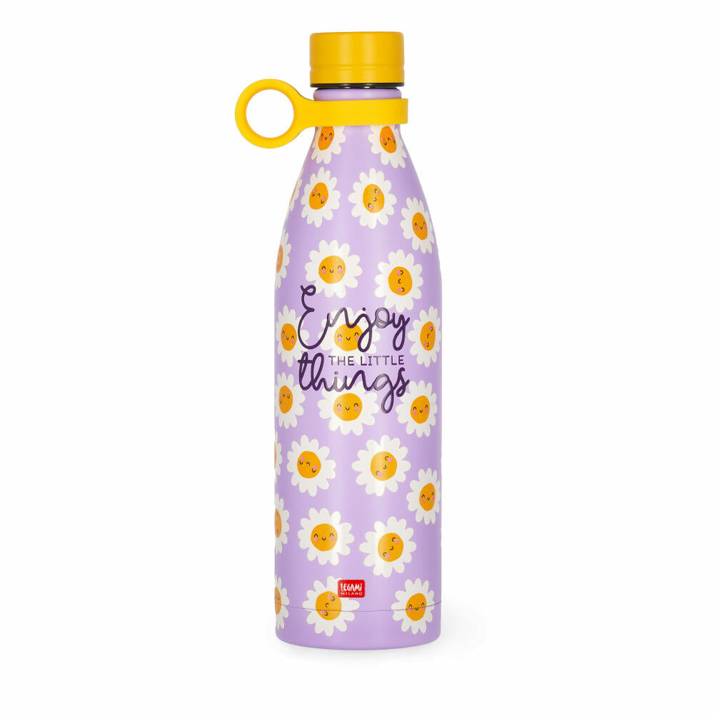 Legami Vacuum Bottle Hot & Cold Daisy, Thermoflasche, Isoflasche, Trinkflasche, 800 ml, SSBL0009