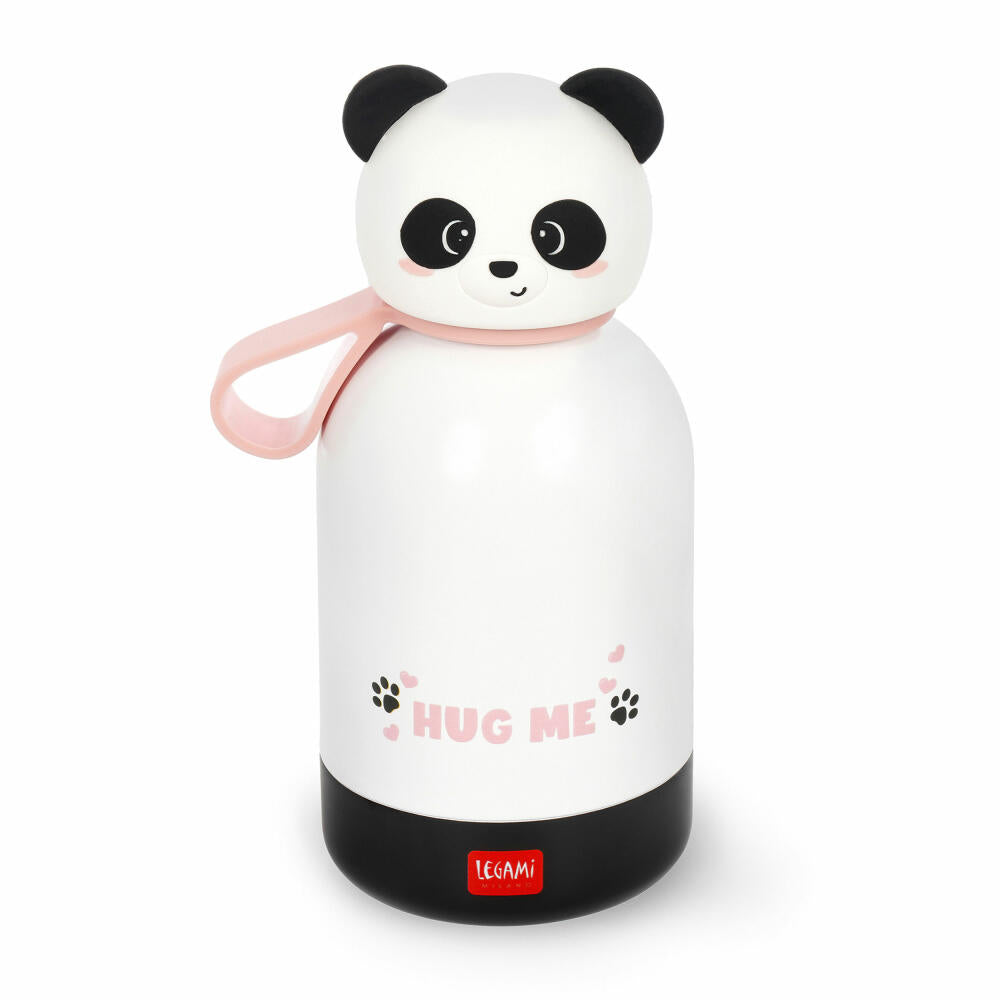 Legami Hot&Cold Kids Bottle Panda, Thermoflasche, Isoflasche, Trinkflasche, Kinder, 310 ml, KSSB0005
