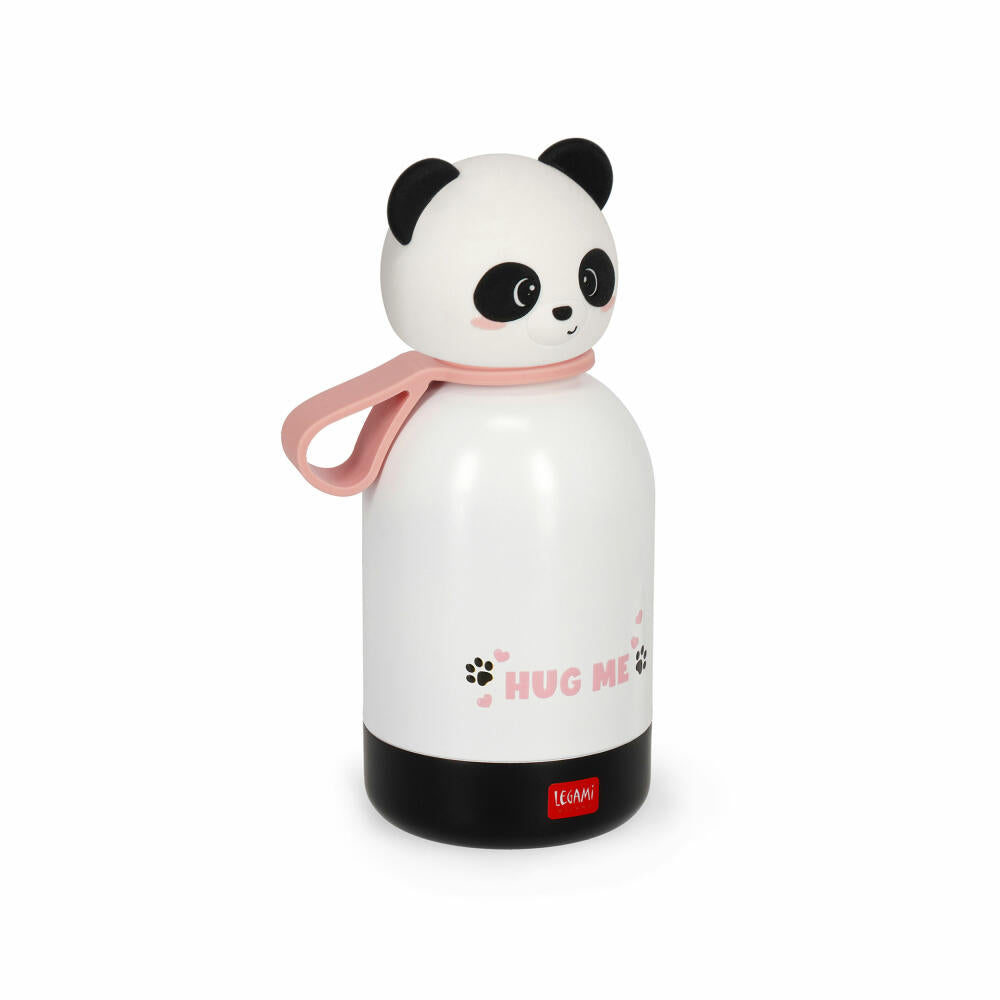 Legami Hot&Cold Kids Bottle Panda, Thermoflasche, Isoflasche, Trinkflasche, Kinder, 310 ml, KSSB0005