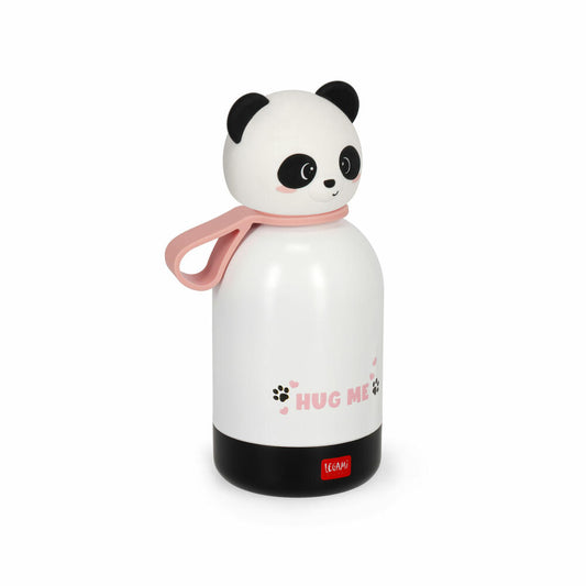 Legami Hot&Cold Kids Bottle Panda, Thermoflasche, Isoflasche, Trinkflasche, Kinder, 310 ml, KSSB0005