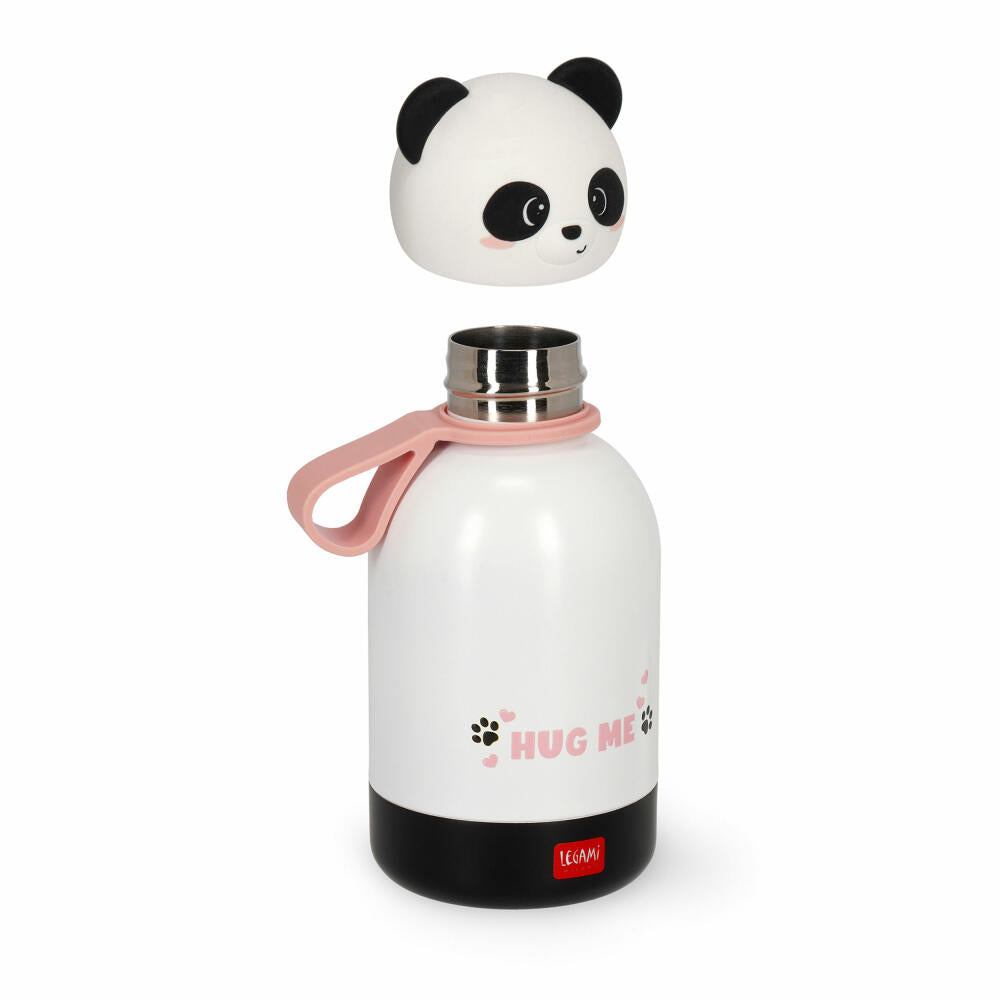 Legami Hot&Cold Kids Bottle Panda, Thermoflasche, Isoflasche, Trinkflasche, Kinder, 310 ml, KSSB0005