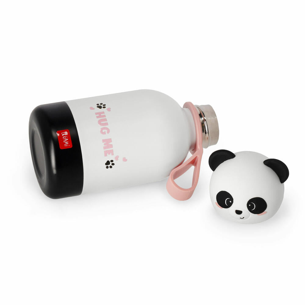 Legami Hot&Cold Kids Bottle Panda, Thermoflasche, Isoflasche, Trinkflasche, Kinder, 310 ml, KSSB0005