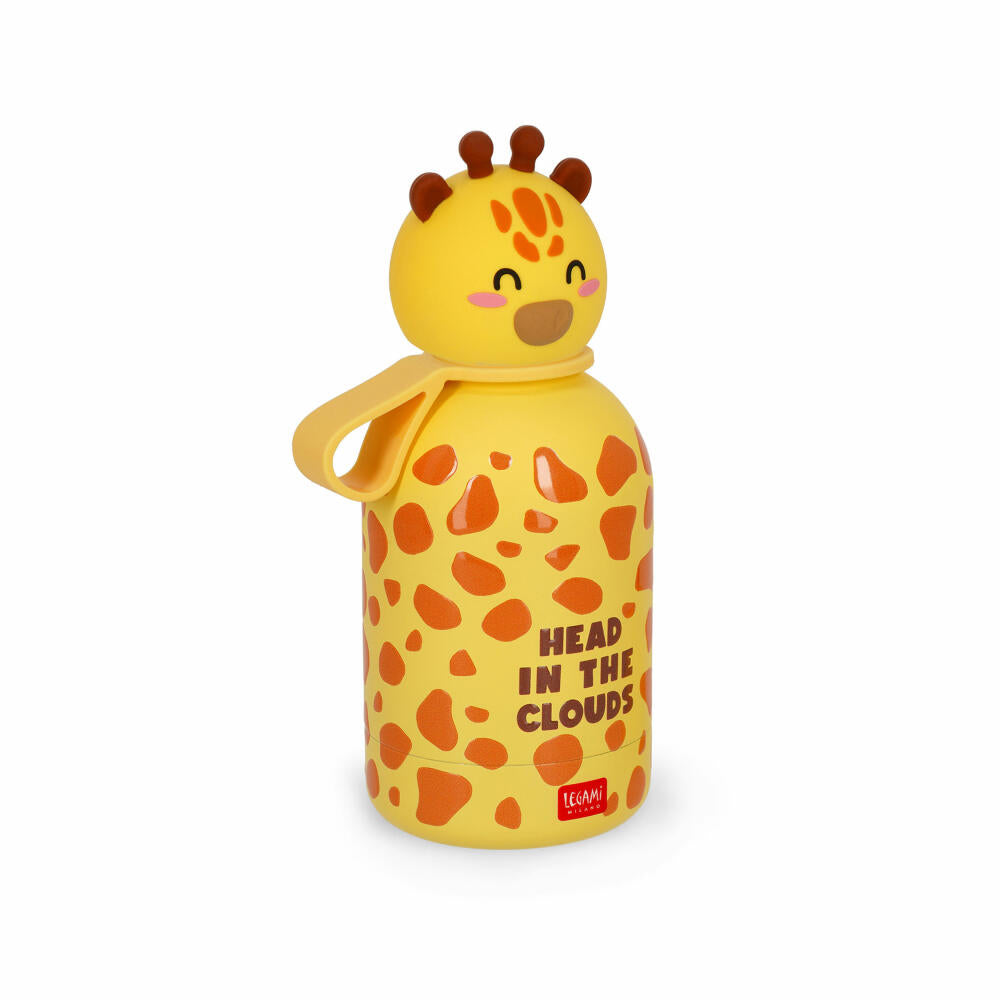 Legami Hot&Cold Kids Bottle Giraffe, Thermoflasche, Isoflasche, Trinkflasche, Kinder, 310 ml, KSSB0008