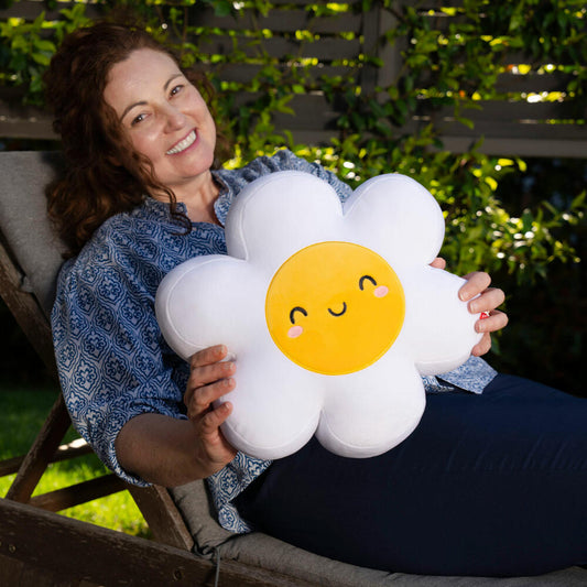Legami Pillow Super Soft Daisy, Kissen, Dekokissen, Kuschelkissen, SUS0011