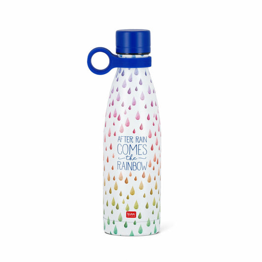 Legami Vacuum Bottle Hot & Cold After Rain, Thermoflasche, Isoflasche, Trinkflasche, 500 ml, SSB0019