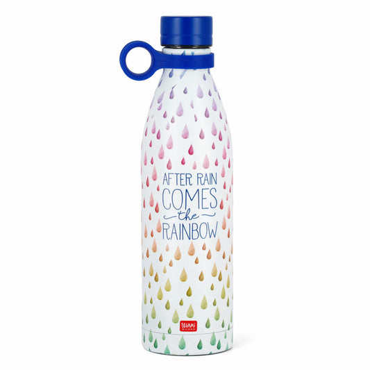 Legami Vacuum Bottle Hot & Cold After Rain, Thermoflasche, Isoflasche, Trinkflasche, 800 ml, SSBL0007