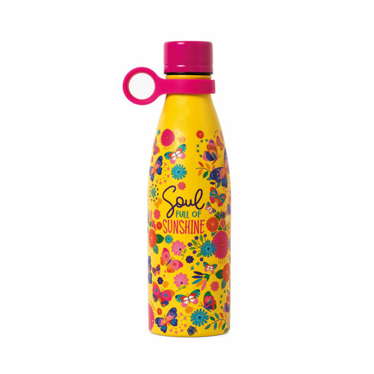 Legami Vacuum Bottle Hot & Cold Butterfly, Thermoflasche, Isoflasche, Trinkflasche, 500 ml, SSB0014
