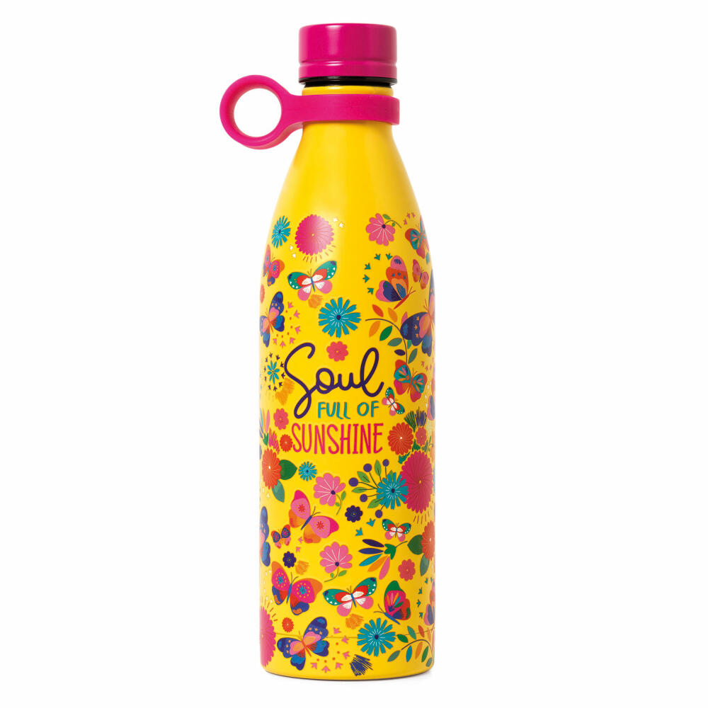 Legami Vacuum Bottle Hot & Cold Butterfly, Thermoflasche, Isoflasche, Trinkflasche, 800 ml, SSBL0006