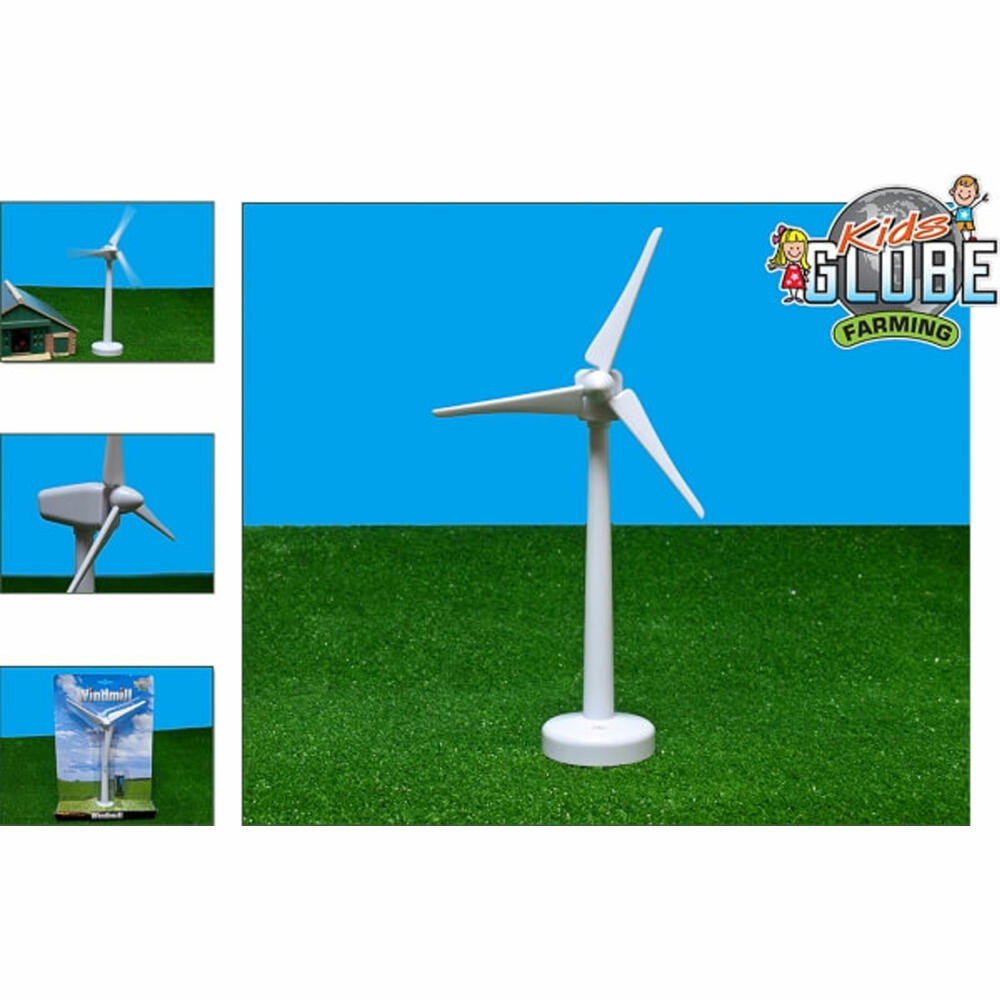 Kids Globe Kids Globe Farming Wind Turbine, Wind Turbine, Wind Power Plant, Toy, Children, H 29 cm, 571897