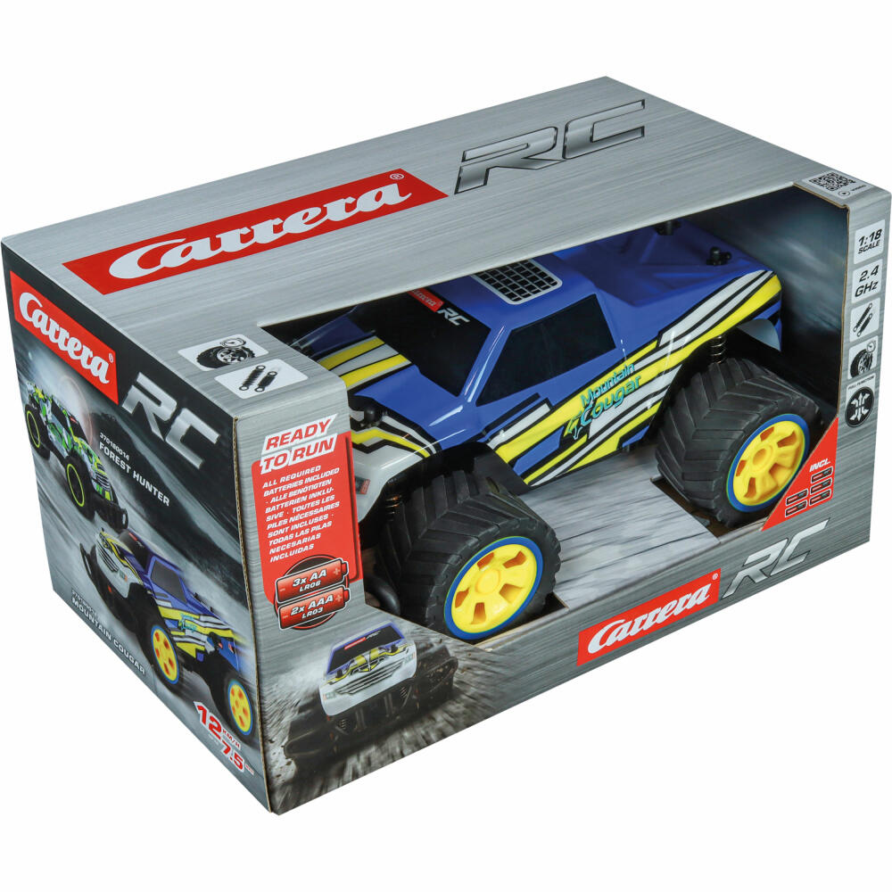 Carrera RC-Fahrzeug Mountain Cougar 2.4GHz, Fernlenkauto, 1:18, 370180018