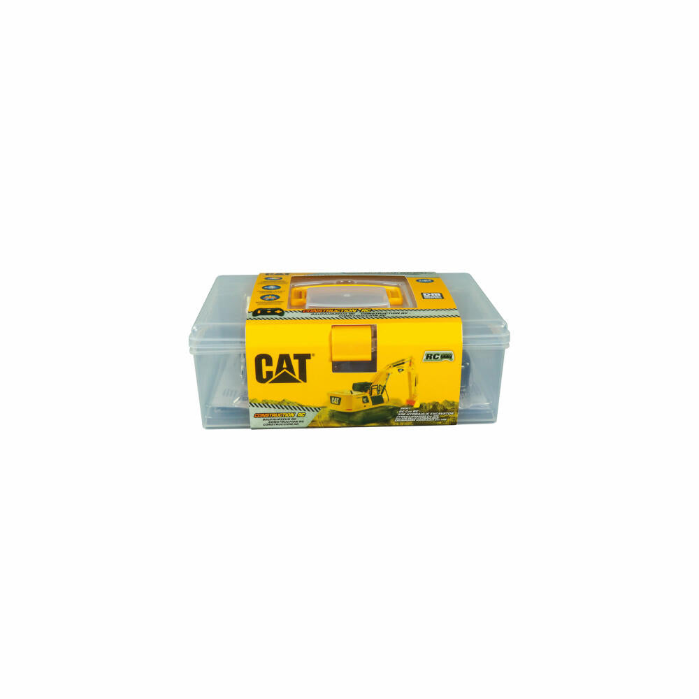 Carrera RC-Fahrzeug Caterpillar RC Cat 336 Löffelbagger 1:64, Fernlenkbagger, 37026001