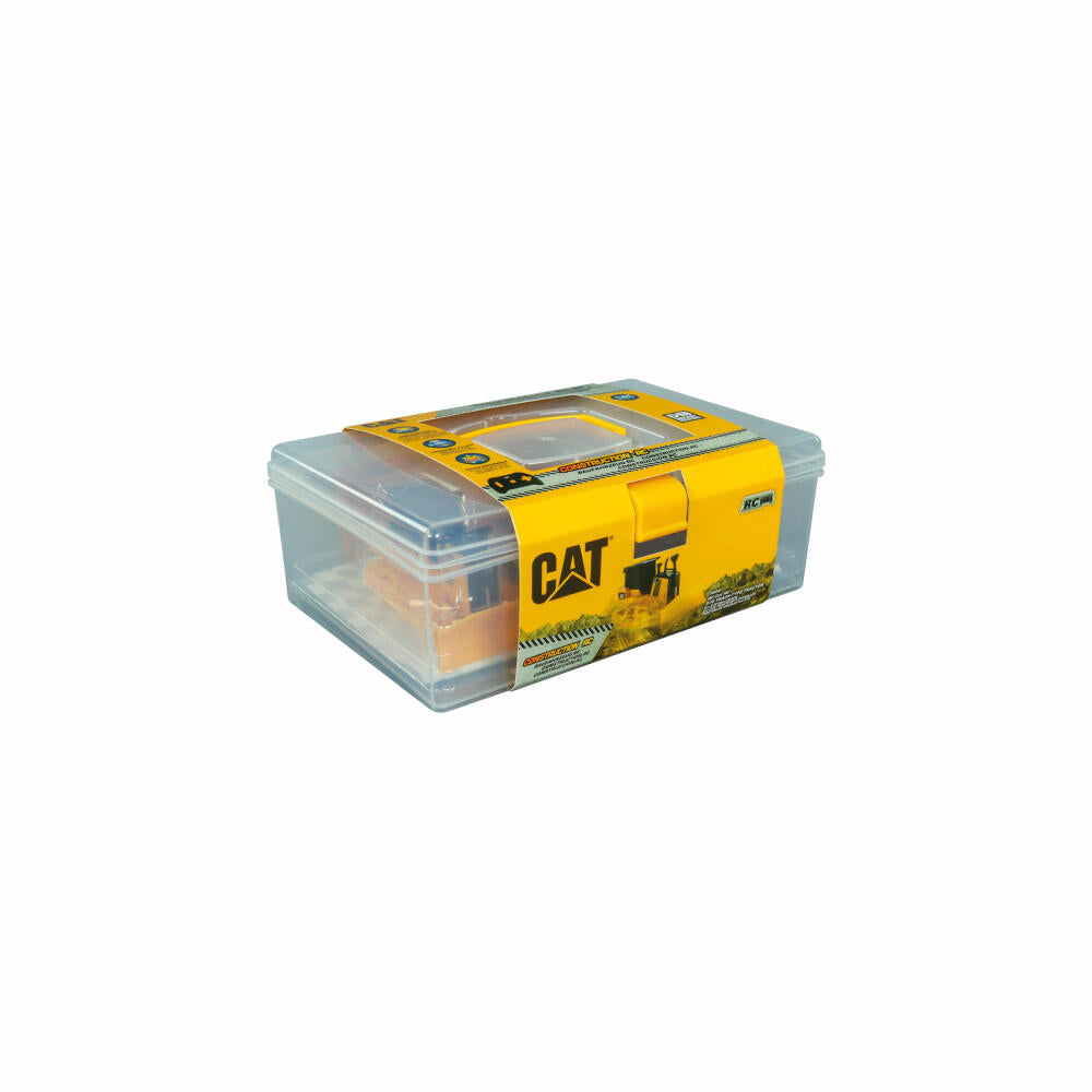 Carrera RC-Fahrzeug Caterpillar RC Cat D7E Bulldozer 1:64, Fernlenkbagger, 37026002