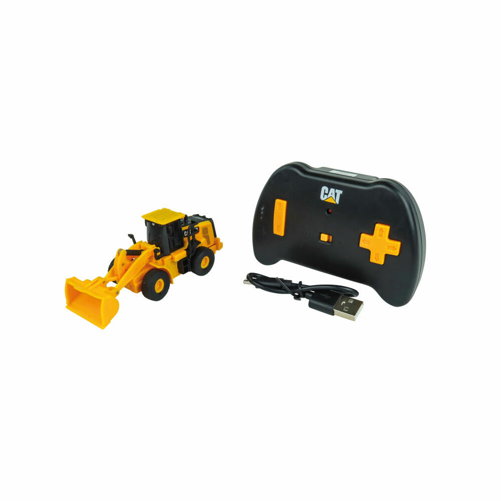 Carrera RC-Fahrzeug Caterpillar RC Cat 950M Radlader 1:64, Fernlenkbagger, 37026003