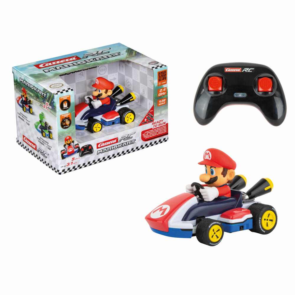 Carrera RC-Fahrzeug Mario Kart Race Kart 1:32 Mario 2.4GHz, 1:32, 370320001
