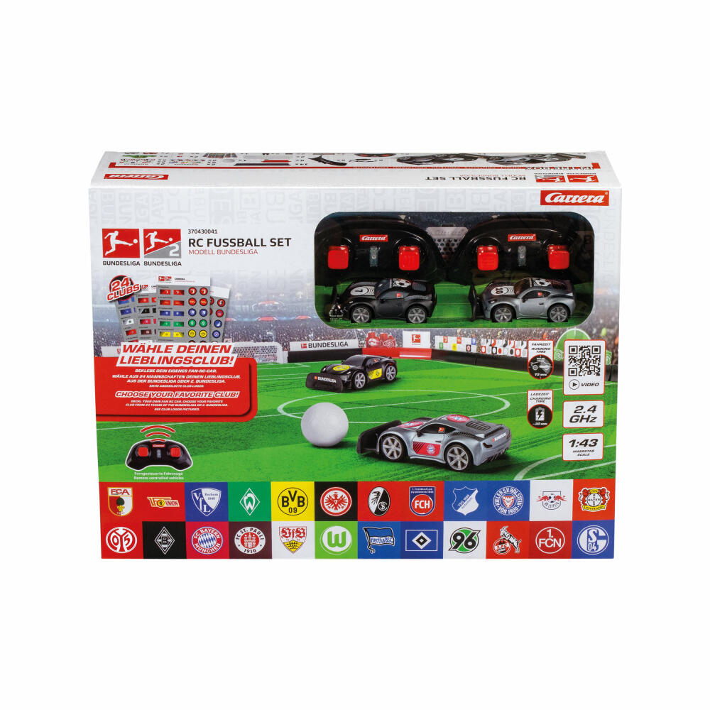 Carrera RC-Fahrzeug RC Fußball Set Modell Bundesliga 2.4GHz, 1:43, 370430041