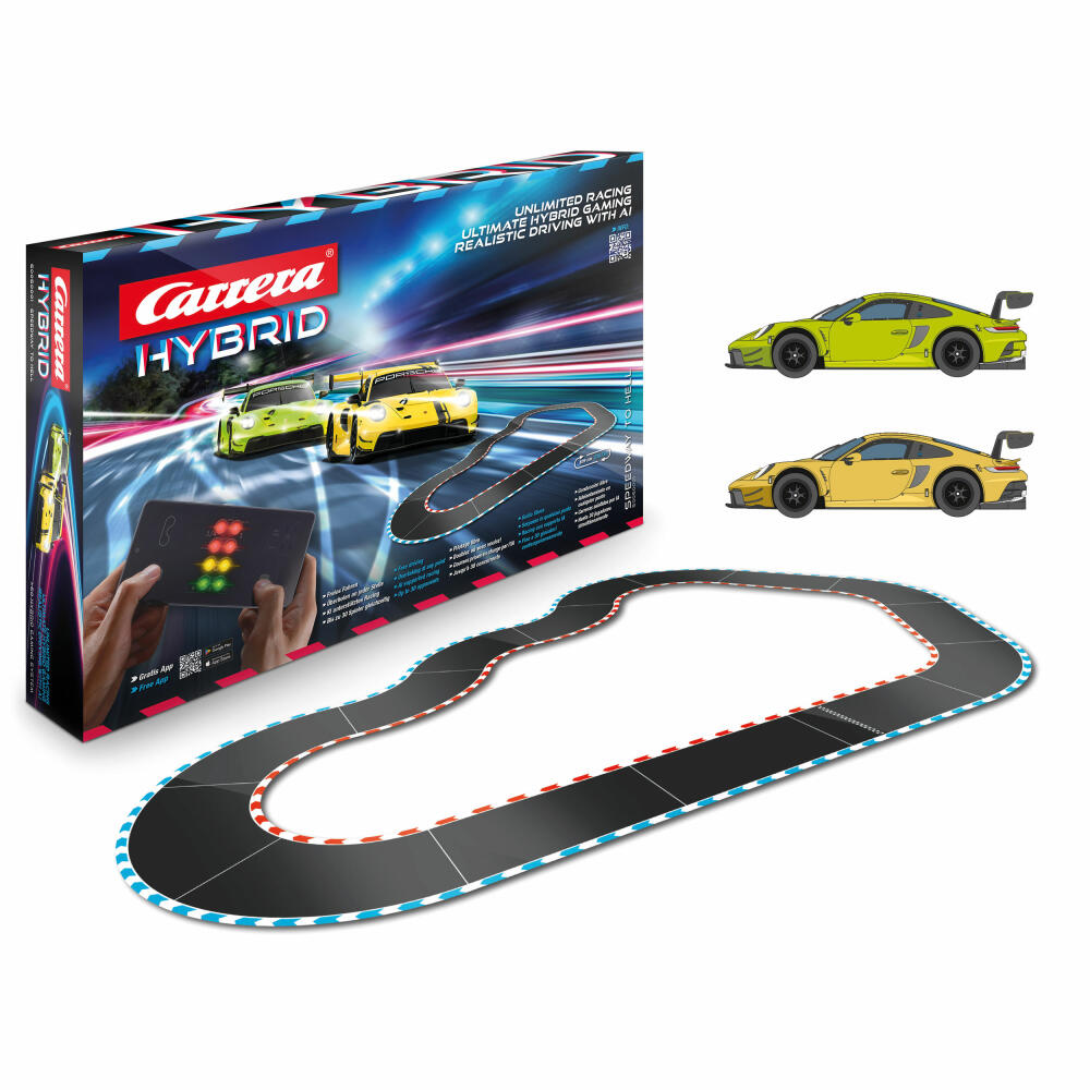 Carrera Autorennbahn Set Hybrid Speedway to Hell, 1:50, 50050001