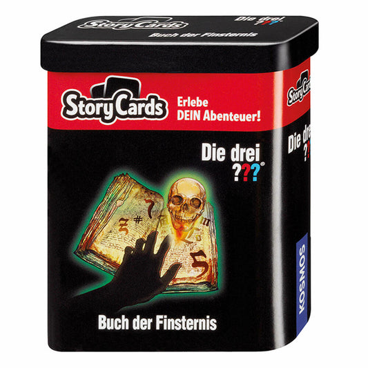 KOSMOS Detectives The Three ??? StoryCards Book of Darkness, Interactive Guessing Game, Detective Game, Detective Guessing Game, from 10 years, 688028