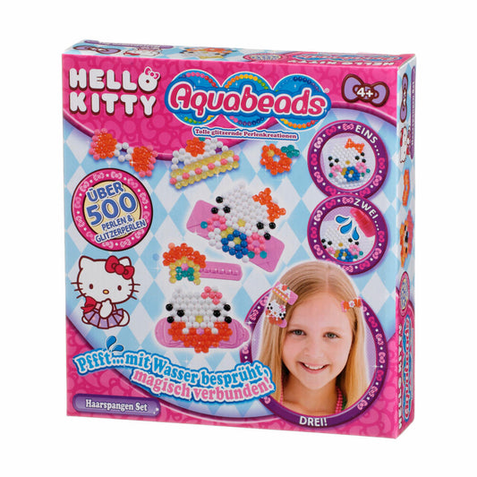 Aquabeads Hello Kitty Haarspangen Set Haarspangenset, Basteln, Haarschmuck, Haar, Bastelset, 79978