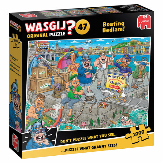 Jumbo Wasgij Original 47 - Bootschaos, Puzzle, Erwachsenenpuzzle, 1000 Teile, 1110100511