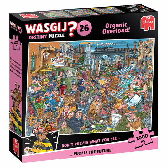 Jumbo Wasgij Destiny 26 - Wochenmarkt, Puzzle, Erwachsenenpuzzle, 1000 Teile, 1110100595