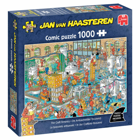Jumbo Jan van Haasteren - Craftbierbrauerei, Puzzle, Erwachsenenpuzzle, 1000 Teile, 1110100610