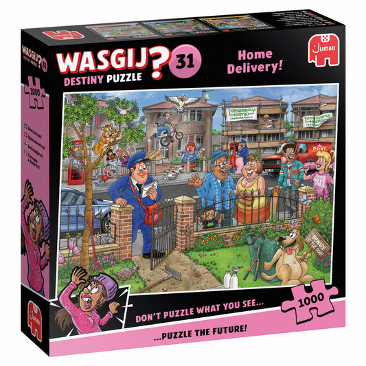 Jumbo Wasgij Destiny 31 Lieferung frei Haus, Puzzle, Erwachsenenpuzzle, 1000 Teile, 1110100805