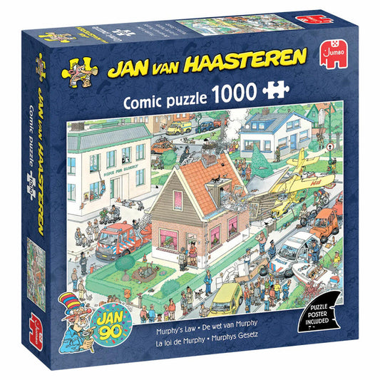 Jumbo Jan van Haasteren Murphys Gesetz, Comic Puzzle, Erwachsenenpuzzle, 1000 Teile, 1110100814