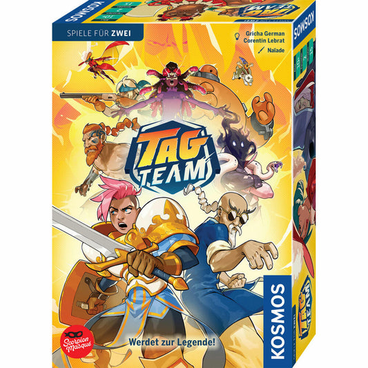 KOSMOS Tag Team, Duellspiel, Kampfspiel, Kartenspiel, Gesellschaftsspiel, ab 10 Jahren, 685454