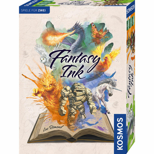 KOSMOS Fantasy Ink, Taktikspiel, Kartenspiel, Gesellschaftsspiel, für 2 Spieler, ab 10 Jahren, 685799