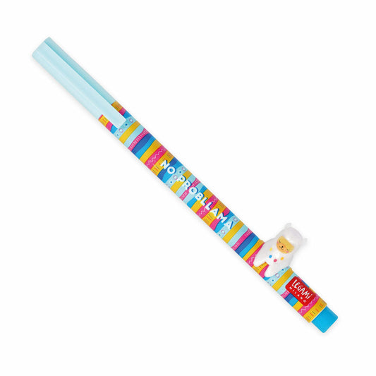 Legami Gel Pen Lovely Friends Llama, mit Tierdeko, Gelstift, Gelschreiber, Stift, Lama, Bunt, CPP0025