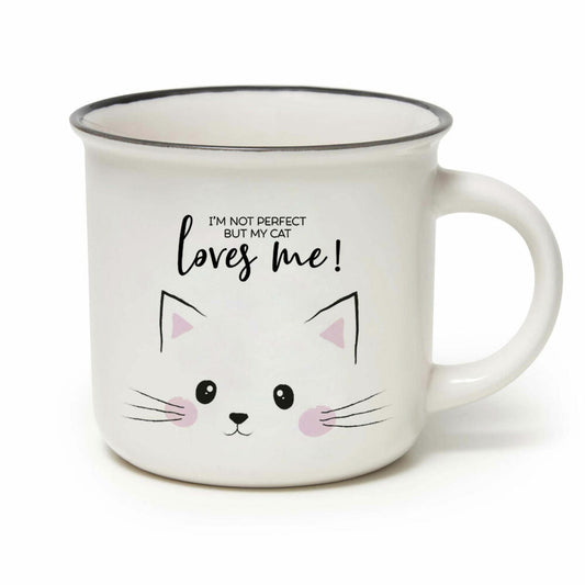Legami Cup-Puccino Mug Kitty, Kaffeetasse, Tasse, Becher, New Bone China, 350 ml, CUP0014