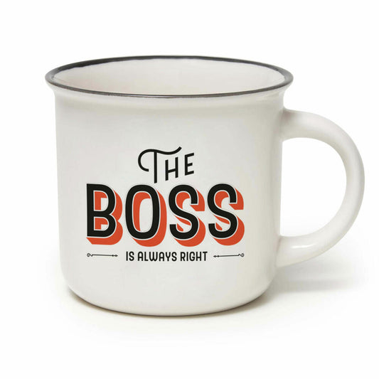 Legami Cup-Puccino Mug Boss, Kaffeetasse, Tasse, Becher, New Bone China, 350 ml, CUP0023