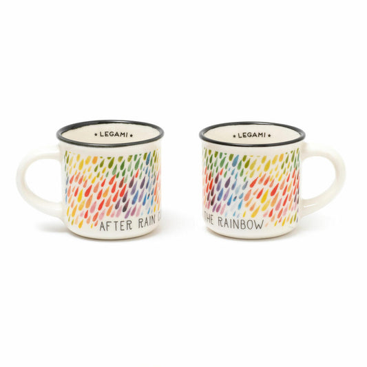 Legami Espresso For Two 2 Coffee Mugs After Rain, 2-tlg., Espressotasse, Tasse, 50 ml, MM0017