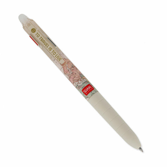 Legami 3-Colour Erasable Gel Pen Make Mistakes Travel, Löschbarer Gelstift, Stift, TEP0001
