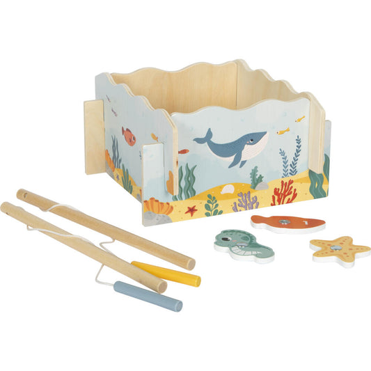 Legler Small Foot Angelspiel, Geschicklichskeitsspiel, ab 24 Monate, Holz, Bunt, 12627