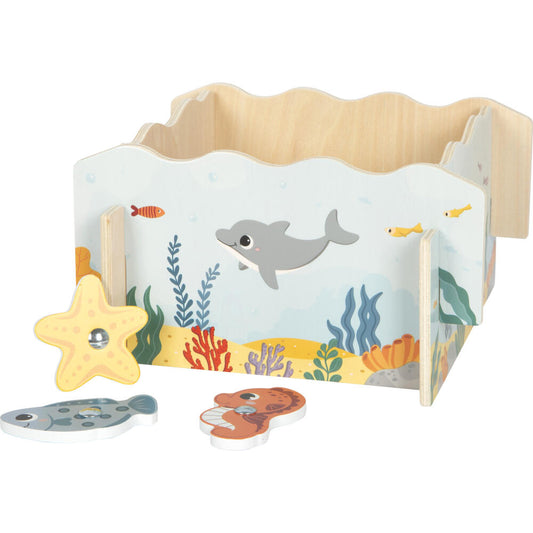 Legler Small Foot Angelspiel, Geschicklichskeitsspiel, ab 24 Monate, Holz, Bunt, 12627