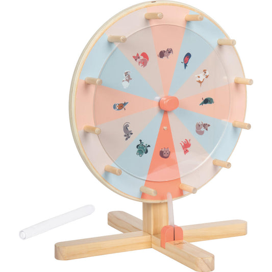 Legler Small Foot Glücksrad Garden Buddies, Spielzeug, ab 3 Jahre, Holz, Bunt, 12645