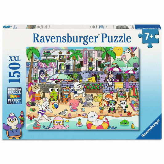 Ravensburger Spaß an der Strandpromenade, Puzzle, Kinderpuzzle, Kinder, 150 Teile XXL, 12001704